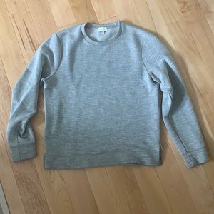 Club Monaco grey sweatshirt with side zips
